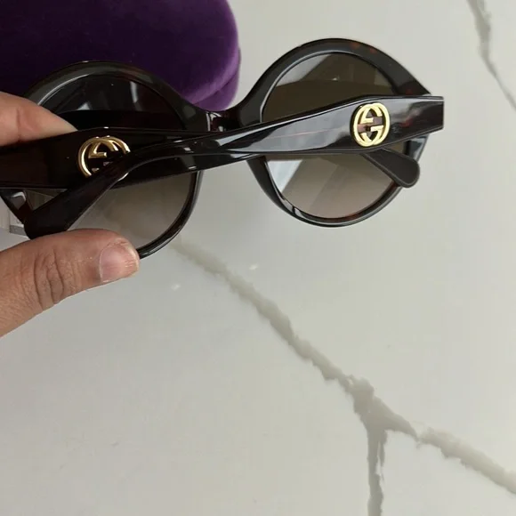 Gucci 
54mm Round Sunglasses - Picture 6 of 12